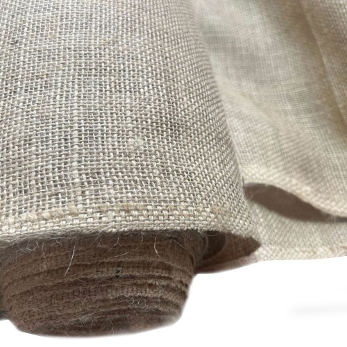 10 metre Roll of 183cm wide width Hessian Fabric 1