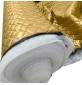 Qulted Metallic Quilted Ripstop Fabric Gold 1