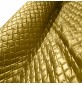 Qulted Metallic Quilted Ripstop Fabric Gold 2