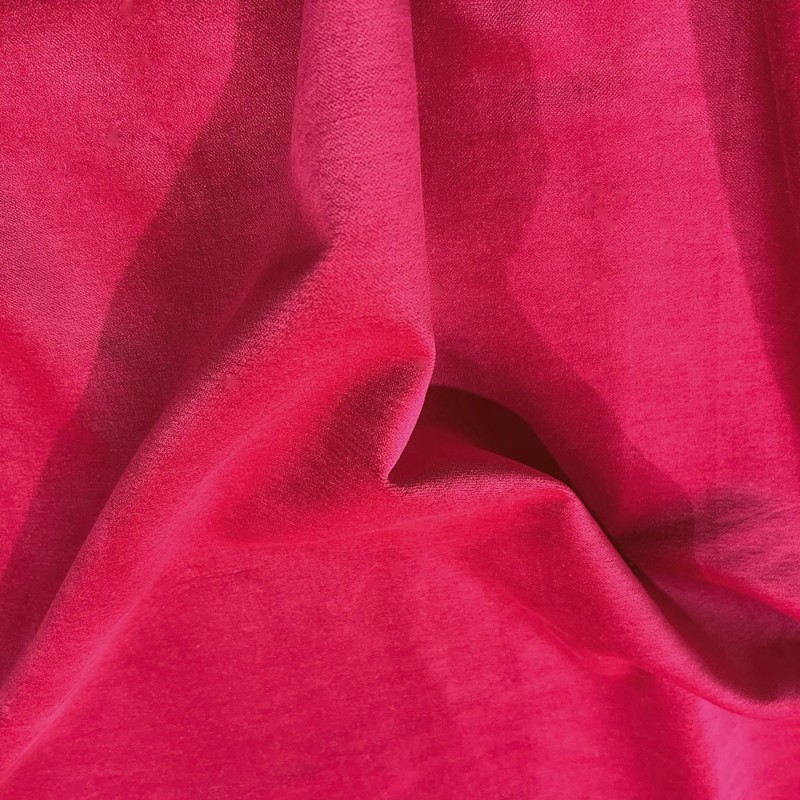 Cotton Velvet Baby Cerise 2