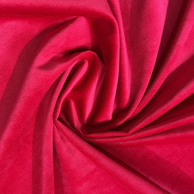 Cotton Velvet Baby Cerise 3