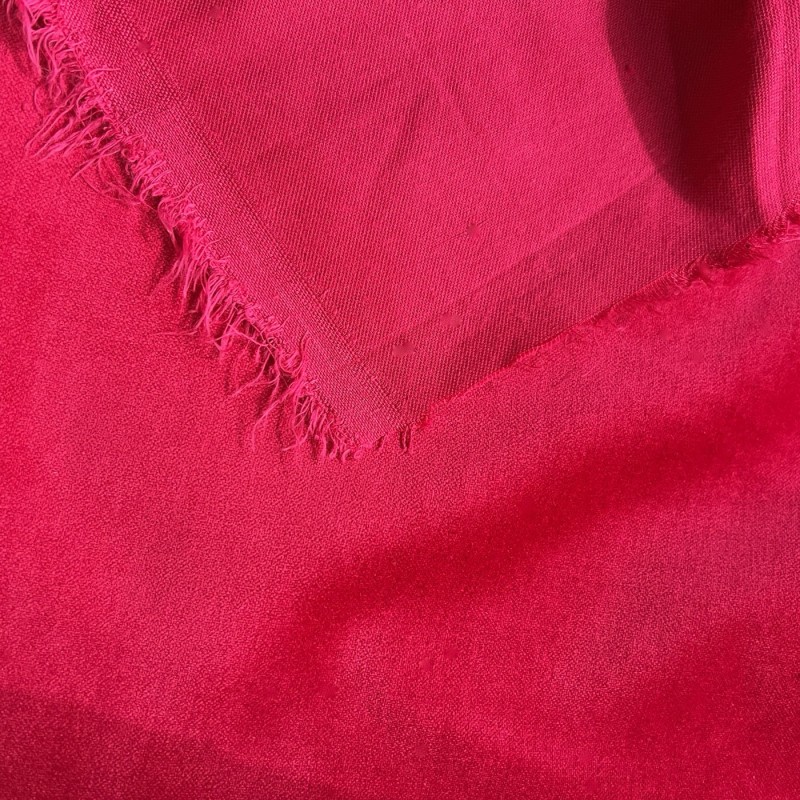 Cotton Velvet Baby Cerise 4