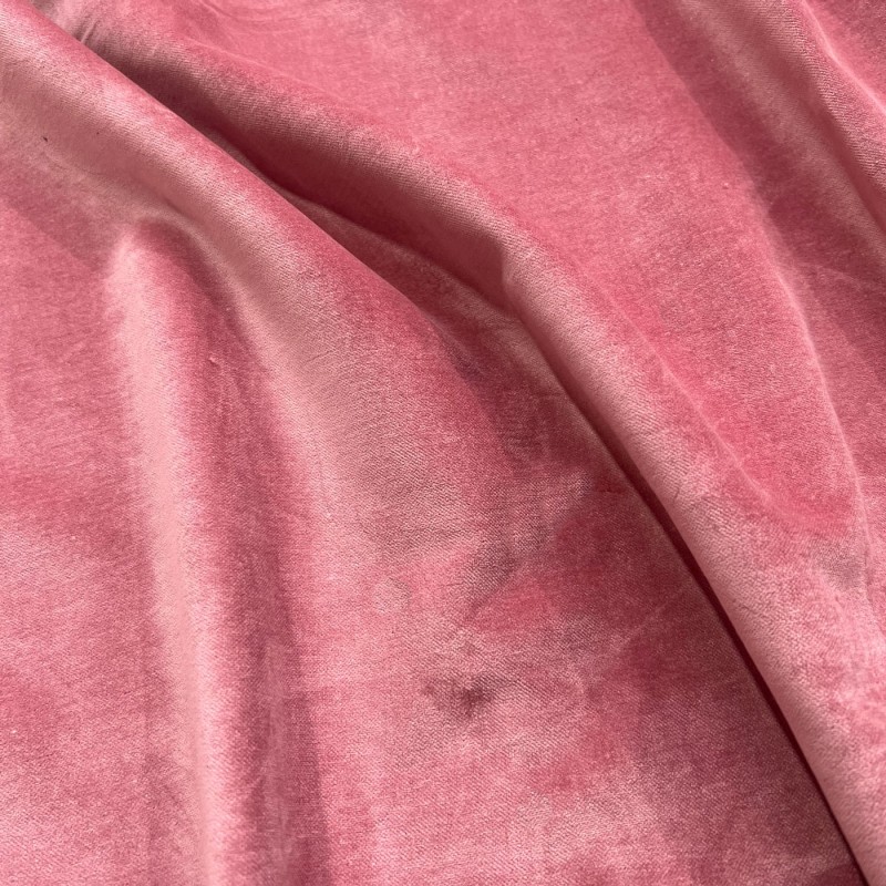 Cotton Velvet Powder Pink 2