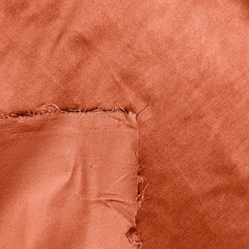 Cotton Velvet Rust4