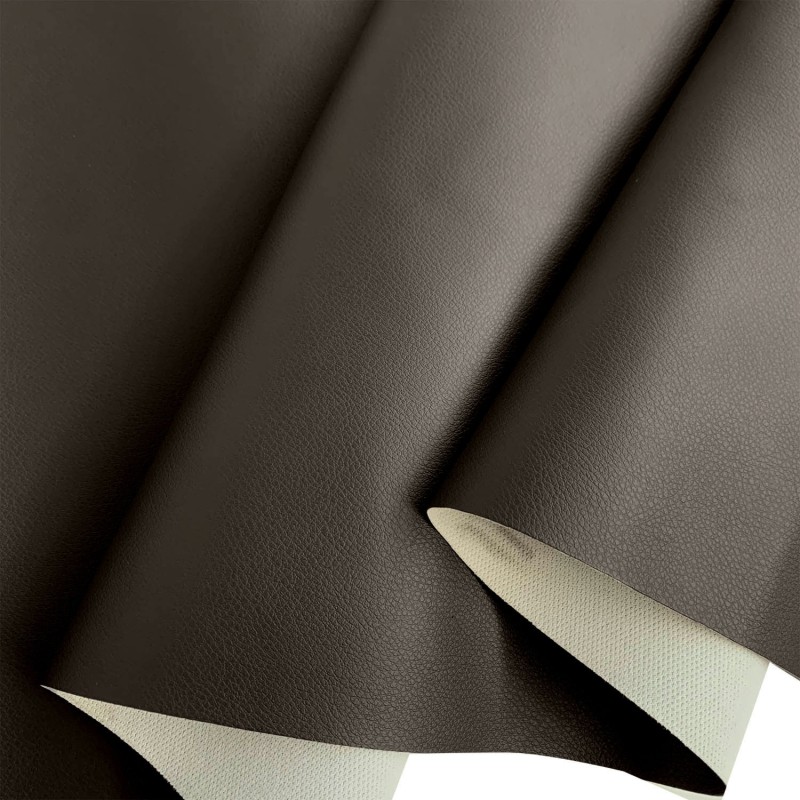 Marine Vinyl Leatherette Fabric Elm Brown 2