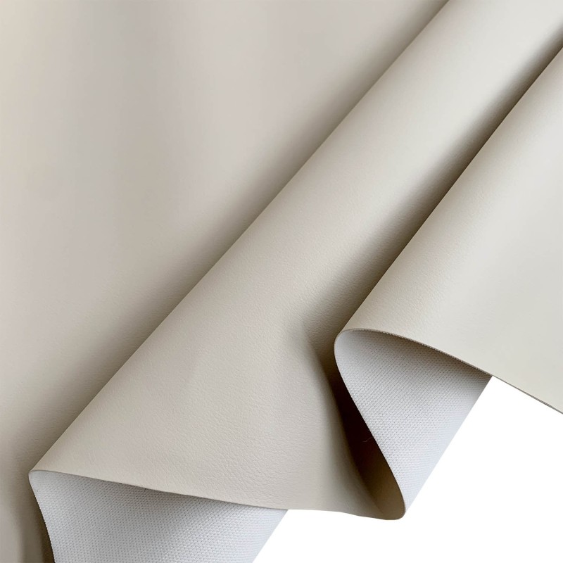 Marine Vinyl Leatherette Fabric Ivory 3