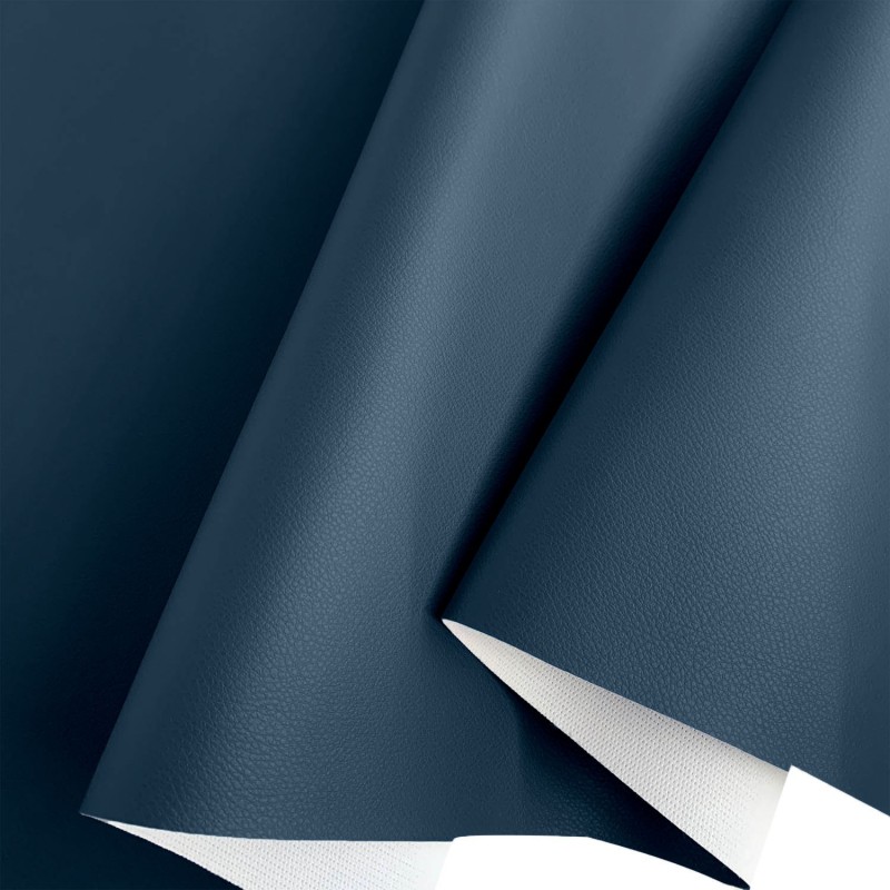 Marine Vinyl Leatherette Fabric Navy2