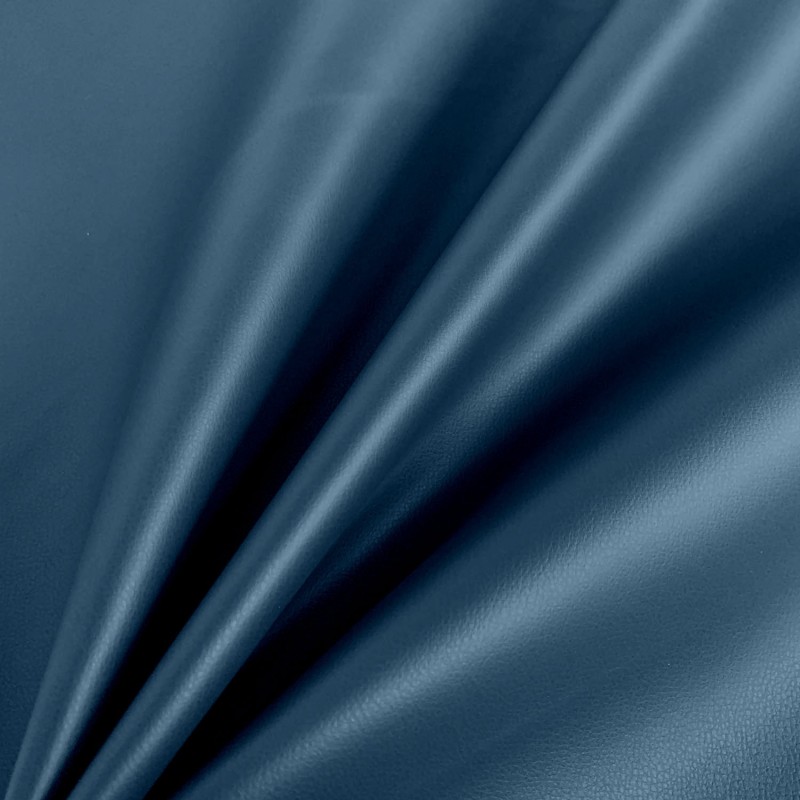 Marine Vinyl Leatherette Fabric Navy 3