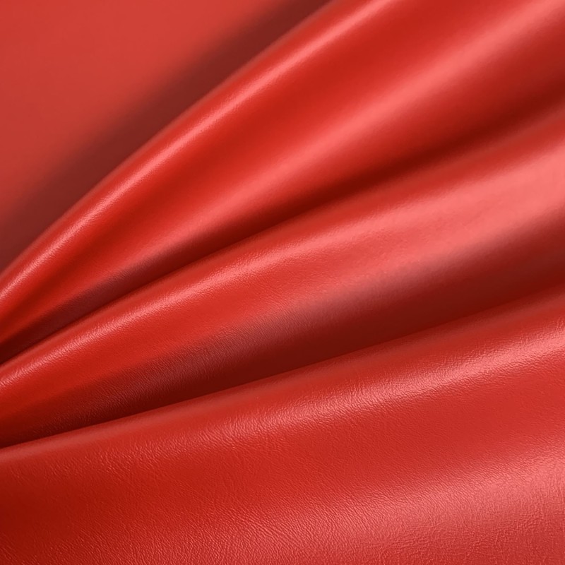 Miami Leatherette Vinyl Fabic Fire Retardant Red 3