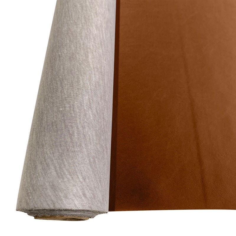 Miami Leatherette Vinyl Fabic Fire Retardant Chestnut 1