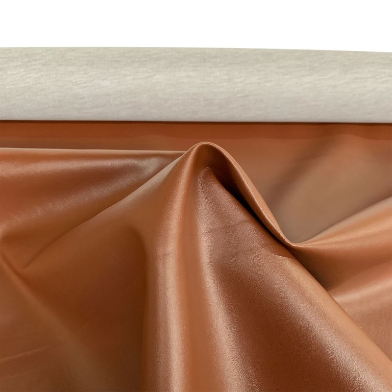 Miami Leatherette Vinyl Fabic Fire Retardant Chestnut 3