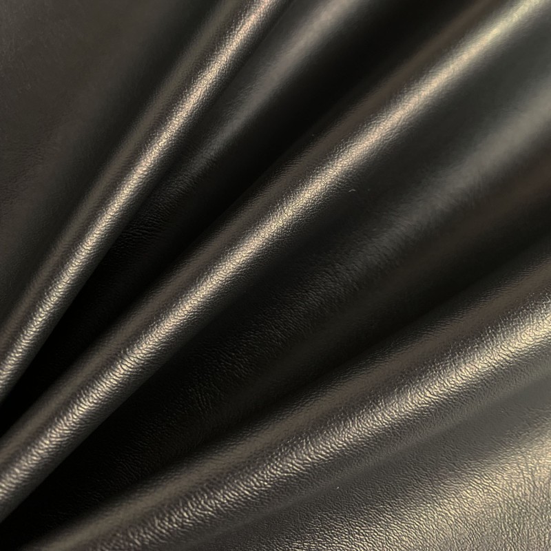 Miami Leatherette Vinyl Fabic Fire Retardant Black 2