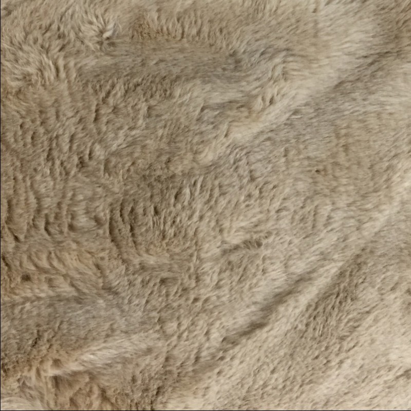 Acrylic Fur Fabric Heavy Weight Tan