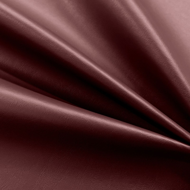 Miami Leatherette Vinyl Fabic Fire Retardant  Burgundy 2