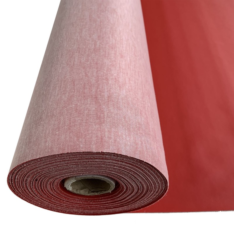 Miami Leatherette Vinyl Fabic Fire Retardant Red 1