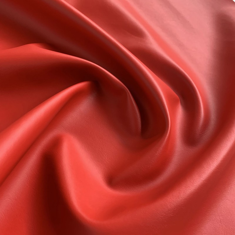 Miami Leatherette Vinyl Fabic Fire Retardant Red 4