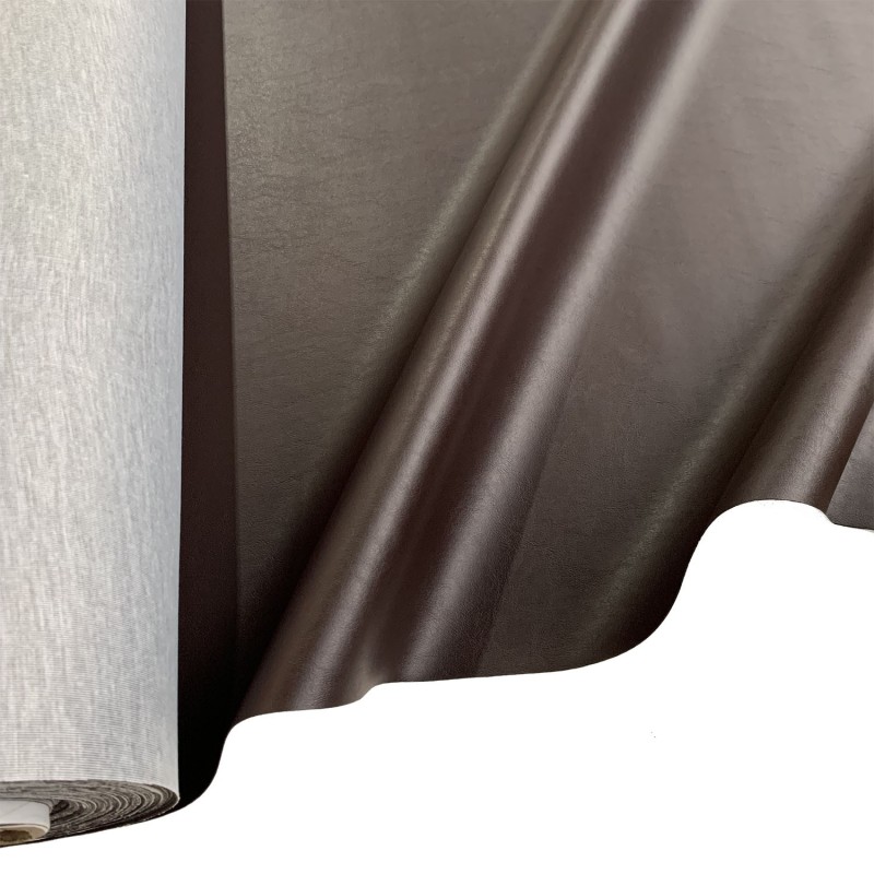 Miami Leatherette Vinyl Fabic Fire Retardant Chocolate 2