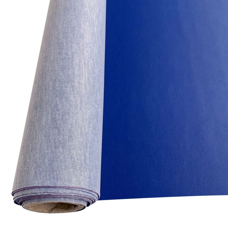 Miami Leatherette Vinyl Fabic Fire Retardant Royal 1