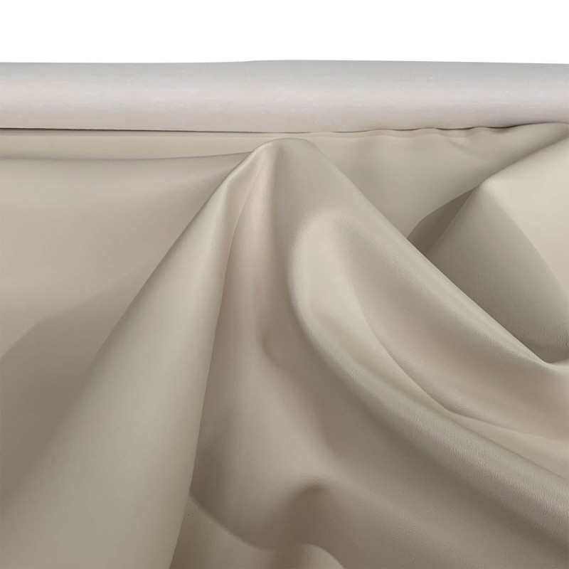 Miami Leatherette Vinyl Fabic Fire Retardant Ivory 4