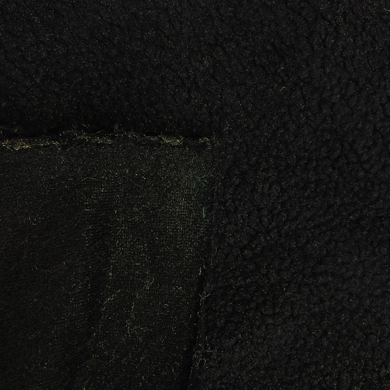 Sherpa Fleece Fabric SPECIAL Black 5