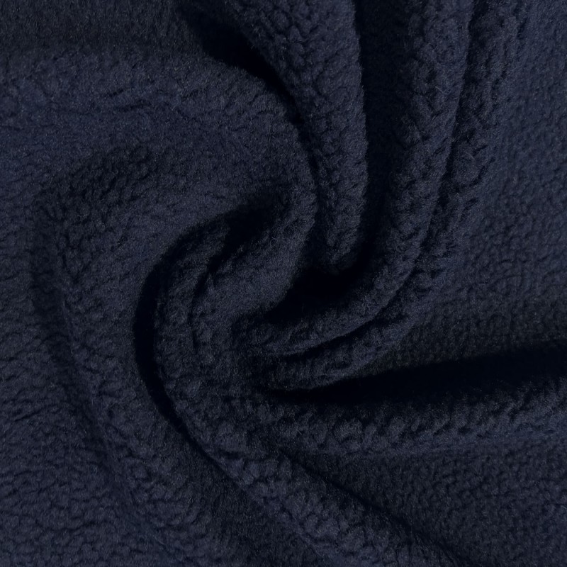 Sherpa Fleece Fabric SPECIAL OFFER Navy 2