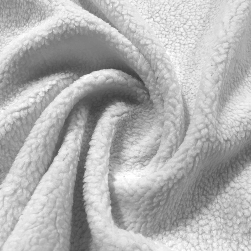 Sherpa Fleece Fabric SPECIAL OFFER White 3