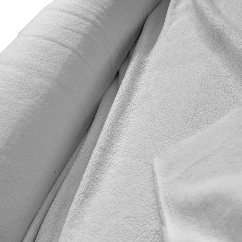 Sherpa Fleece Fabric SPECIAL OFFER White 5