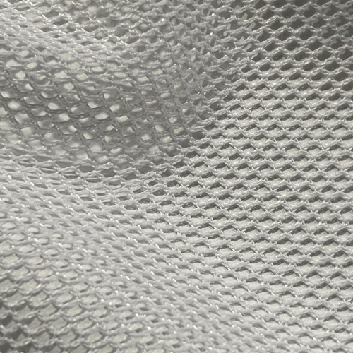 Fish Net Fabric White 1