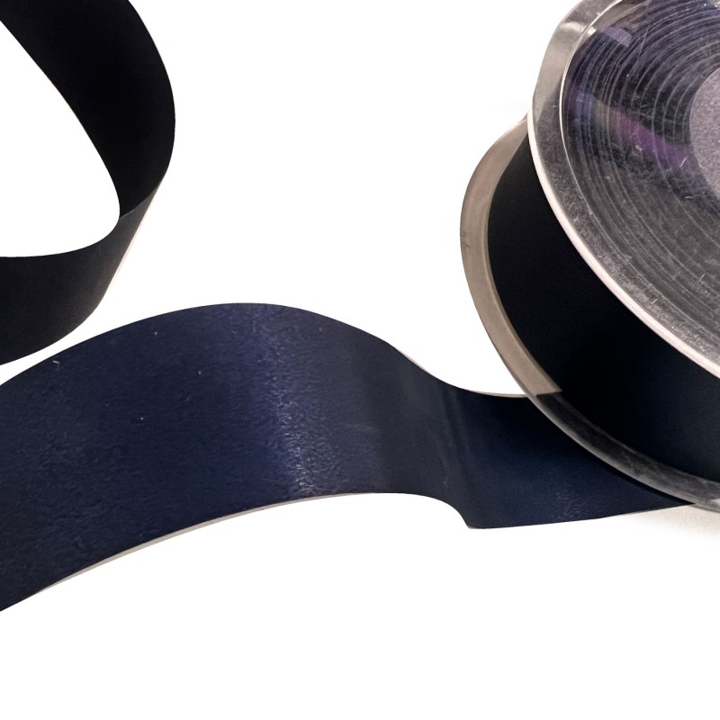 Plain Polyester Satin Ribbon 20Meters / 20mm Navy4