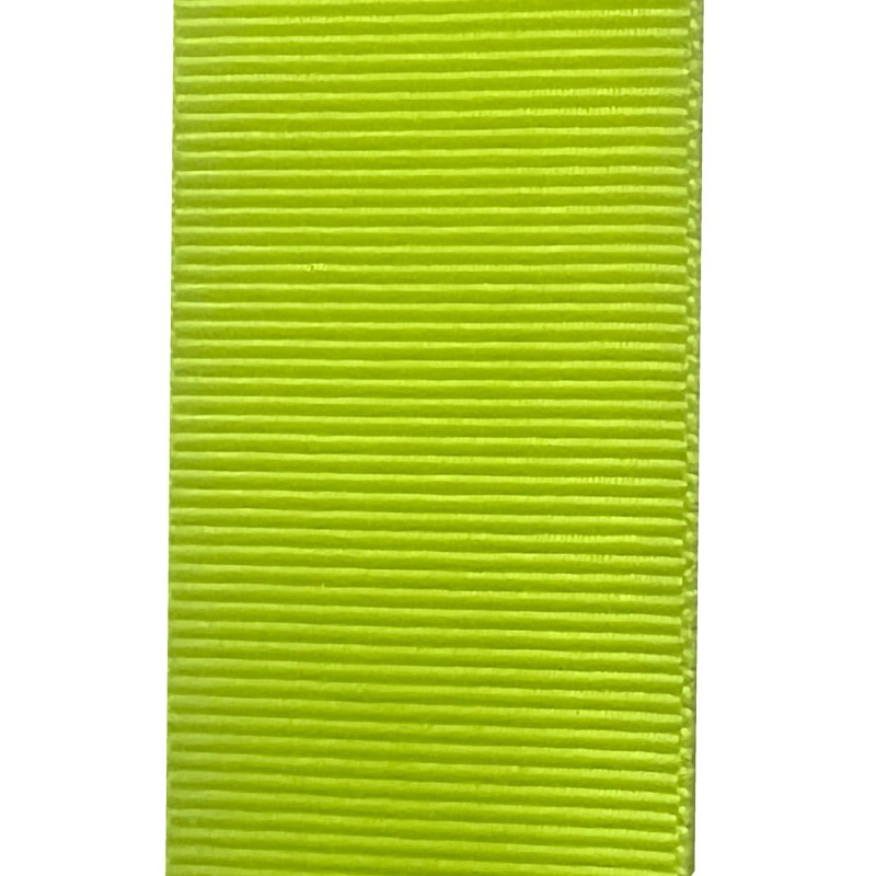 Plain Polyester Satin Ribbon Lime2