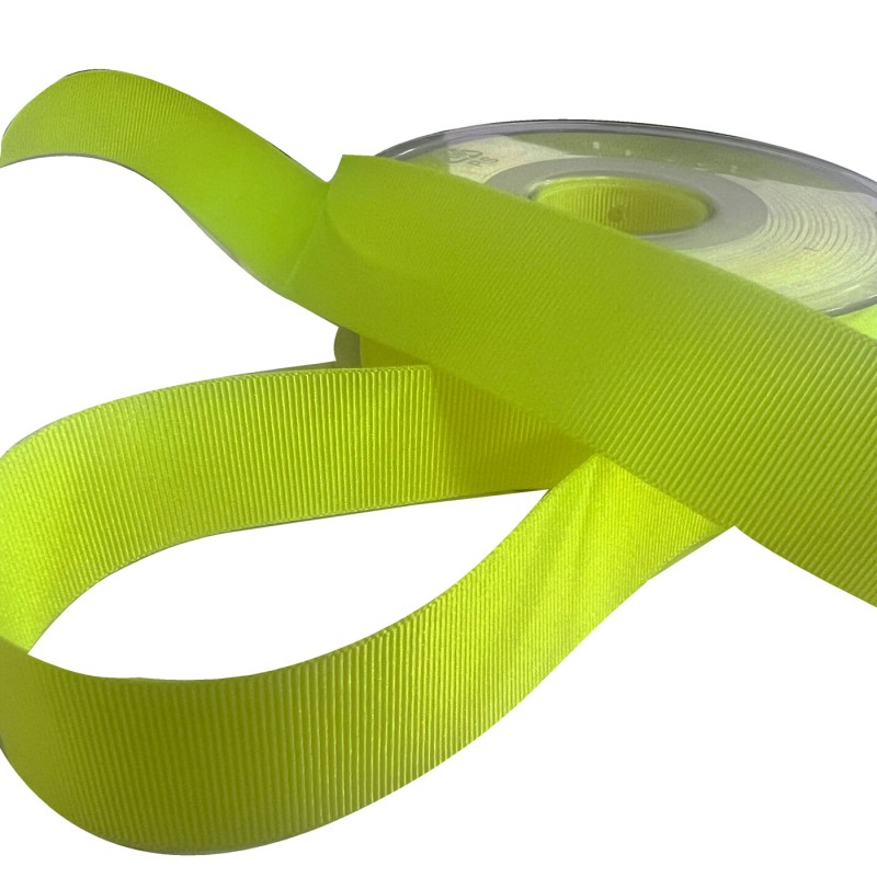 Plain Polyester Satin Ribbon Lime3