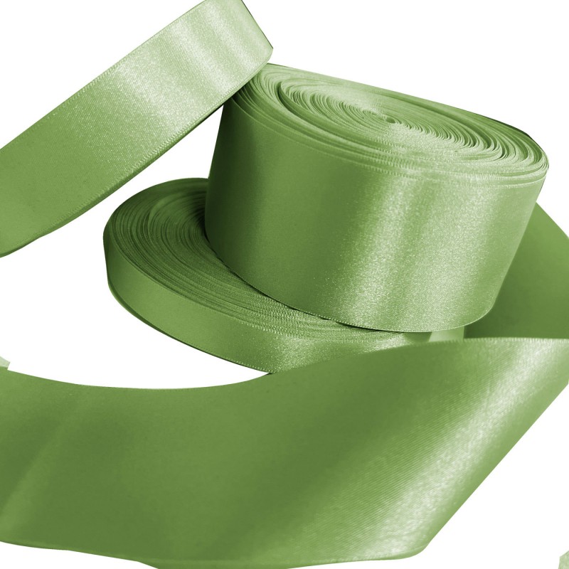 Polyester Ribbon 35 Meter Roll Lime 4