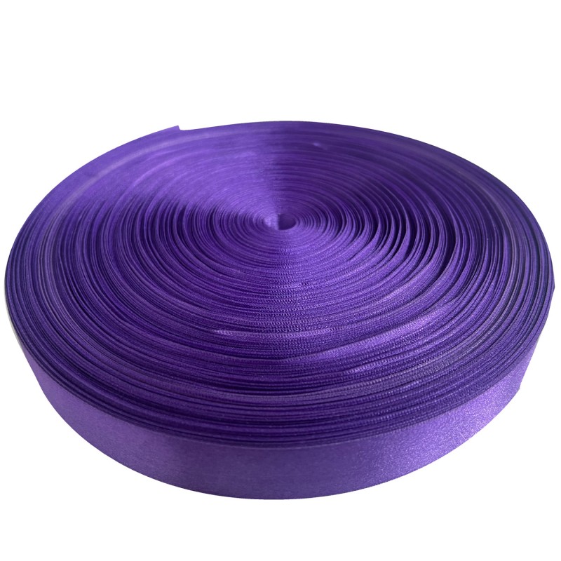 Polyester Ribbon 35 Meter Roll Purple  1