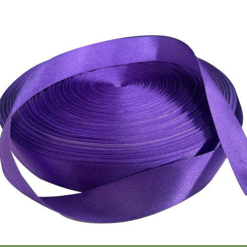 Polyester Ribbon 35 Meter Roll Purple  2