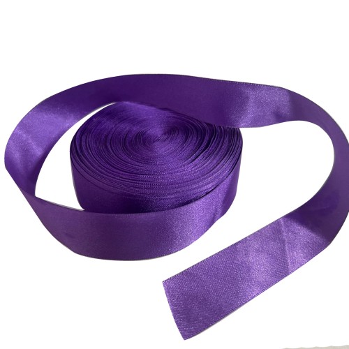 Polyester Ribbon 35 Meter Roll Purple 3