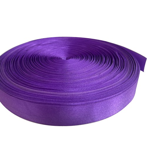 Polyester Ribbon 35 Meter Roll Purple 3