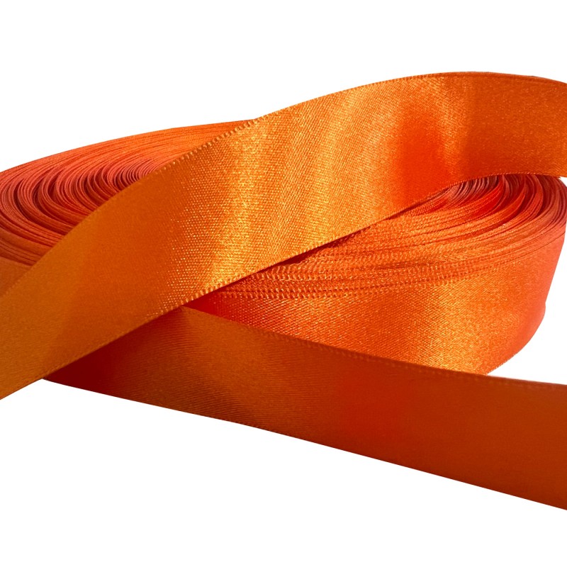 Polyester Ribbon 35 Meter Roll /Burnt Orange 2