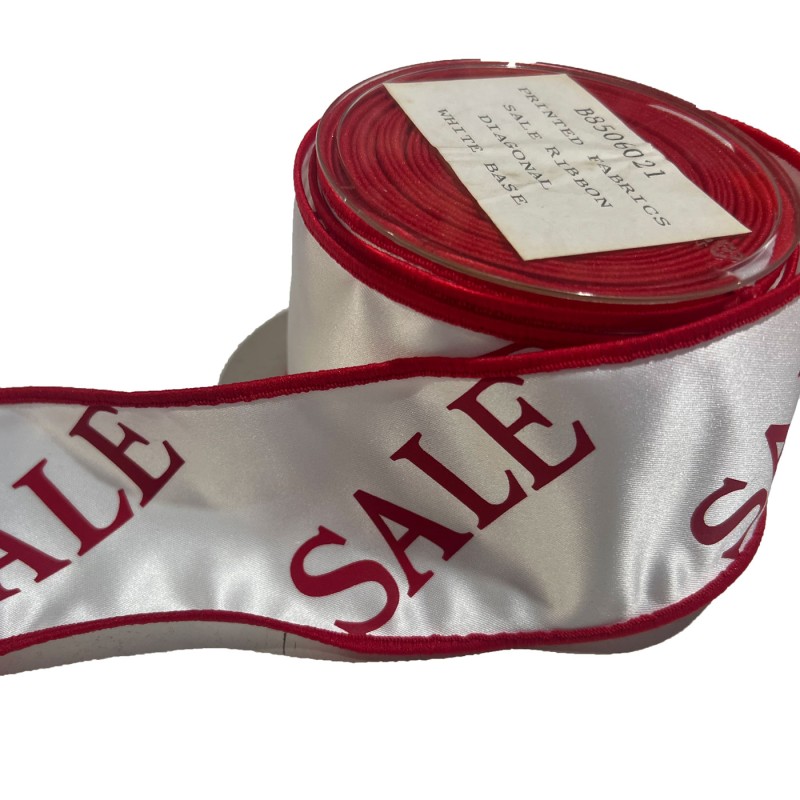 Sartin Ribbon Sale Print Ribbon White 1