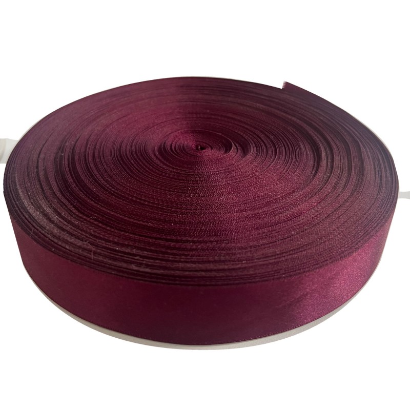 Polyester Ribbon 35 Meter Roll /Burgundy 1