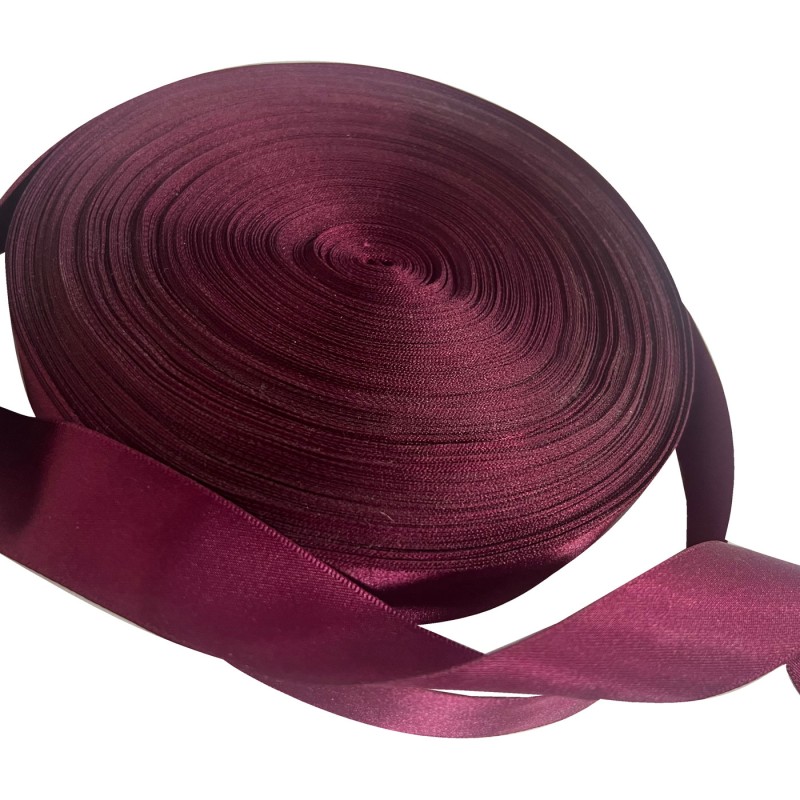 Polyester Ribbon 35 Meter Roll /Burgundy 2