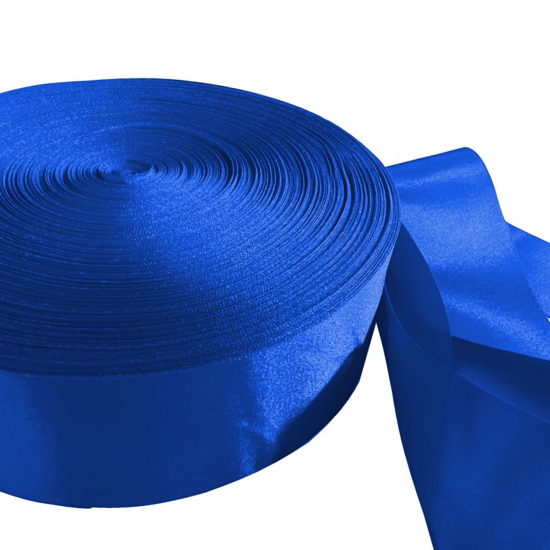 Polyester Ribbon 35 Meter Roll  Blue 1