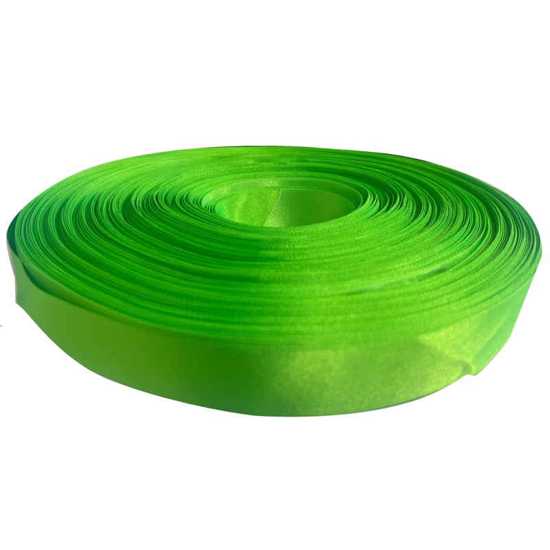 Polyester Ribbon 35 Meter Roll /Fluorescent Lime 1