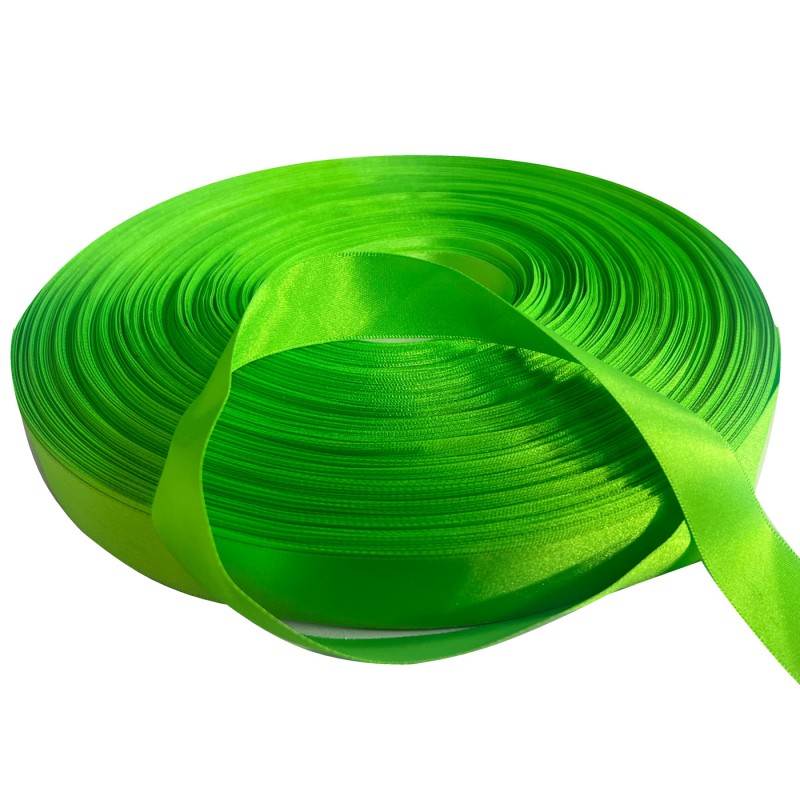 Polyester Ribbon 35 Meter Roll /Fluorescent Lime 2