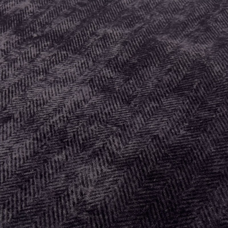 Clearance Polycotton Upholstery Plum Chevron 5