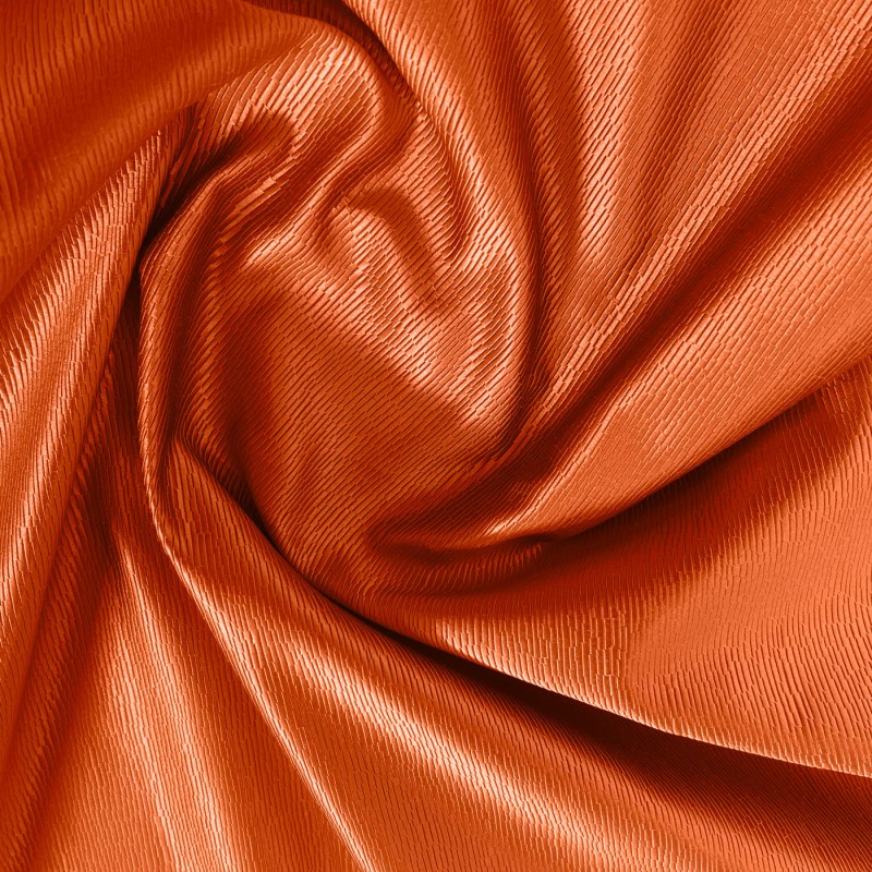 Polyester Curtain Fabric to Clear Burnt Orange