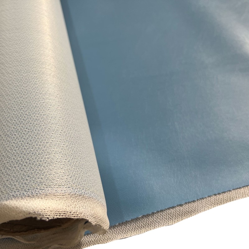 Clearance Leatherette 4.5 Meter Roll / Sky Blue 3