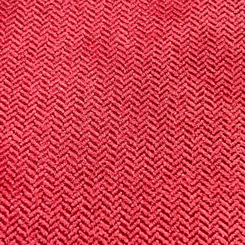 Clearance Polycotton Upholstery Small Red Chevron 3