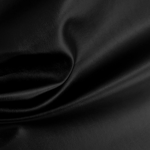 Black Leatherette Fabric 1