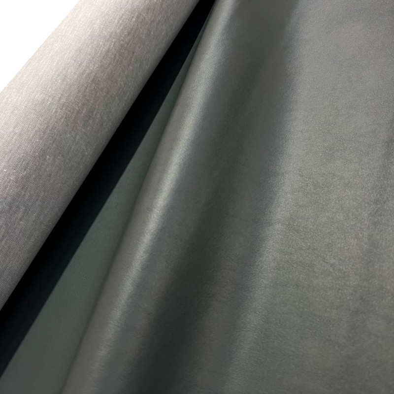 Black Leatherette Fabric Grey3