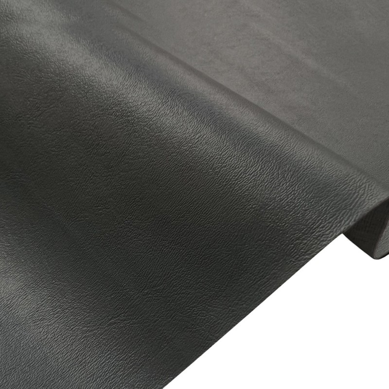 Black Leatherette Fabric Grey 4